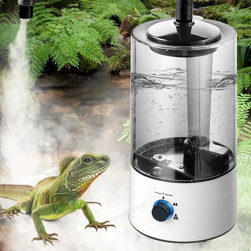 Terrarium Fogger Ultrasonic - 4000ML Ultrasonik Sürüngen Teraryumu Nemlendiricisi, Kertenkele,