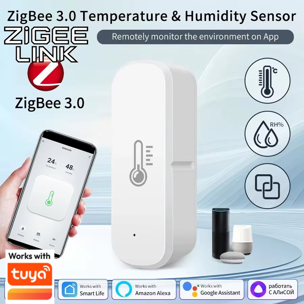 Digital Hygrometer Probe - Akıllı Zigbee 3.0 Sıcaklık Nem Sensörü