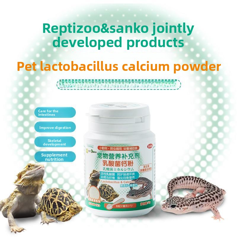 Calcium Powder Reptile - Reptizoo&Sanko BAC Probiyotik ve Kalsiyum Tozu,