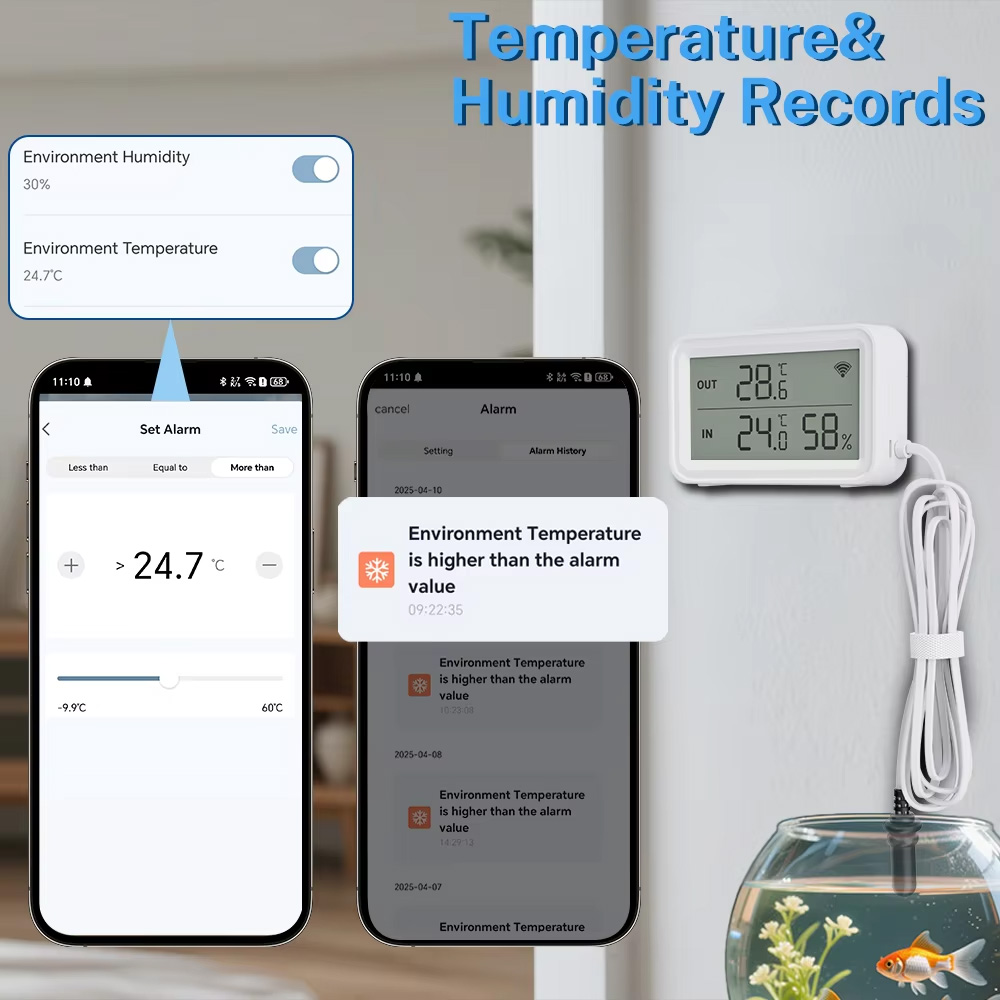 Harici Su Geçirmez Sıcaklık Ne - Digital Hygrometer Probe incelemesi ve fiyatı