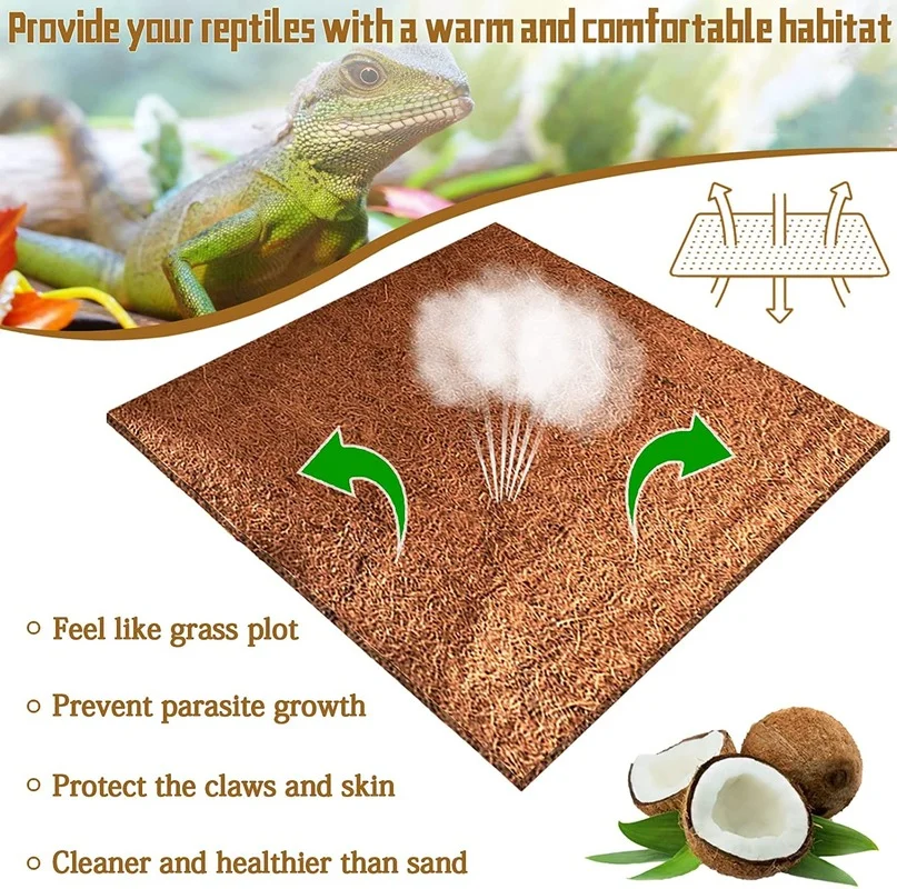 Sürüngen Halısı Doğal Hindista - Substrate Coconut Fiber incelemesi ve fiyatı