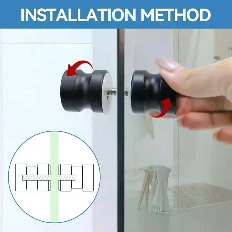 Şık Duş Cam Kapı Kolu, Sürgülü - Glass Door Hinge incelemesi ve fiyatı